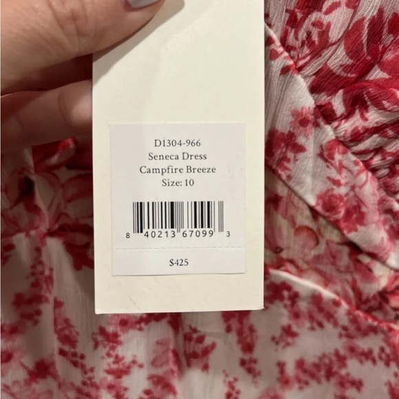 NEW Loveshackfancy Seneca Mini Dress in Campfire Breeze, Size 10 - Picture 5 of 7